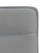 Esszimmerstühle 4 Stk. Hellgrau Stoff