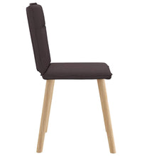 Esszimmerstühle 4 Stk. Dunkelbraun Stoff