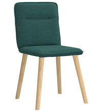Esszimmerstühle 4 Stk. Dunkelgrün Stoff