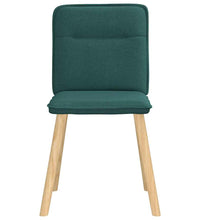 Esszimmerstühle 4 Stk. Dunkelgrün Stoff