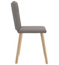 Esszimmerstühle 4 Stk. Taupe Stoff