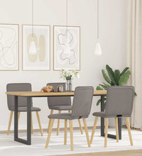 Esszimmerstühle 4 Stk. Taupe Stoff