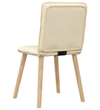 Esszimmerstühle 4 Stk. Creme Stoff