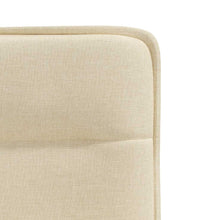 Esszimmerstühle 4 Stk. Creme Stoff