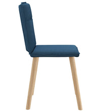 Esszimmerstühle 4 Stk. Blau Stoff