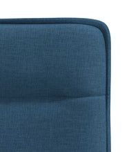 Esszimmerstühle 4 Stk. Blau Stoff