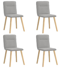 Esszimmerstühle 4 Stk. Wolkengrau Stoff