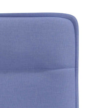 Esszimmerstühle 4 Stk. Jeansblau Stoff