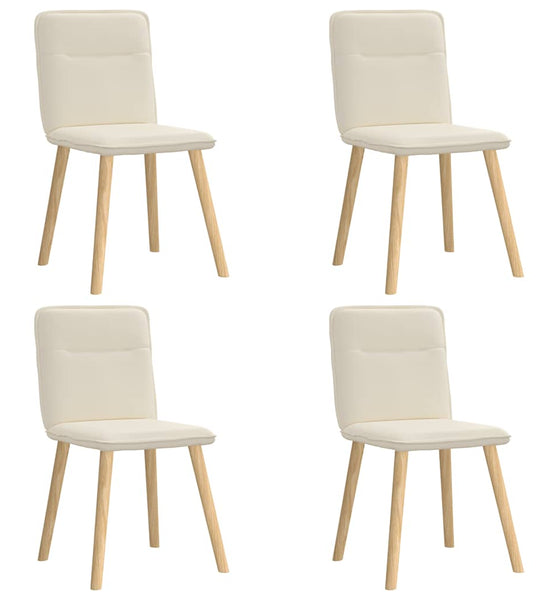 Esszimmerstühle 4 Stk. Leinen