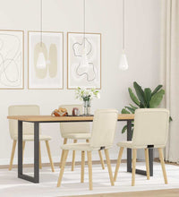 Esszimmerstühle 4 Stk. Leinen