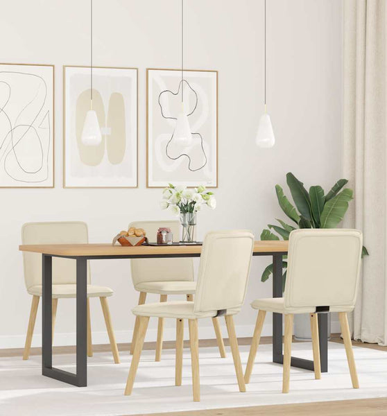 Esszimmerstühle 4 Stk. Leinen