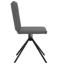 Esszimmerstühle 4 Stk. Dunkelgrau Stoff