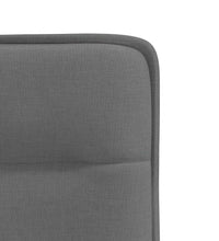 Esszimmerstühle 4 Stk. Dunkelgrau Stoff