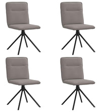 Esszimmerstühle 4 Stk. Taupe Stoff