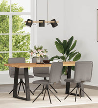 Esszimmerstühle 4 Stk. Taupe Stoff