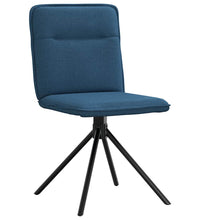 Esszimmerstühle 4 Stk. Blau Stoff