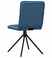 Esszimmerstühle 4 Stk. Blau Stoff