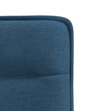 Esszimmerstühle 4 Stk. Blau Stoff