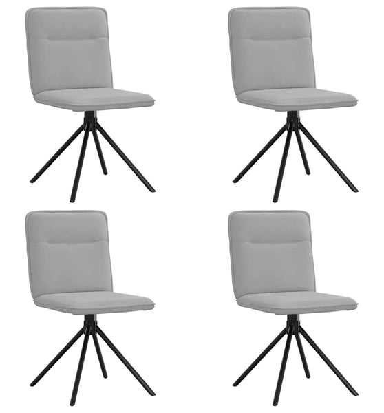 Esszimmerstühle 4 Stk. Wolkengrau Stoff
