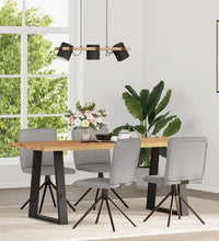 Esszimmerstühle 4 Stk. Wolkengrau Stoff