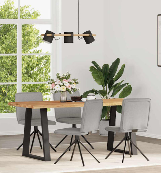 Esszimmerstühle 4 Stk. Wolkengrau Stoff