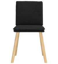 Esszimmerstühle 4 Stk. Schwarz Stoff