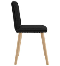 Esszimmerstühle 4 Stk. Schwarz Stoff