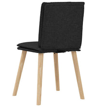 Esszimmerstühle 4 Stk. Schwarz Stoff