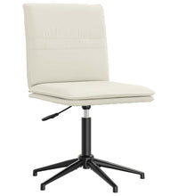 Esszimmerstühle 2 Stk. Creme Samt