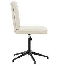 Esszimmerstühle 2 Stk. Creme Samt