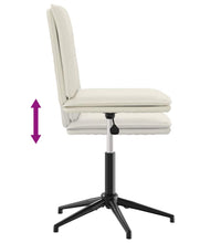 Esszimmerstühle 2 Stk. Creme Samt