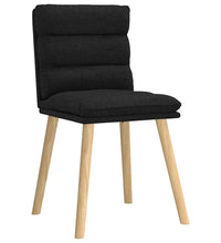 Esszimmerstühle 4 Stk. Schwarz Stoff