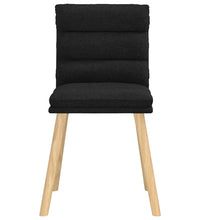 Esszimmerstühle 4 Stk. Schwarz Stoff