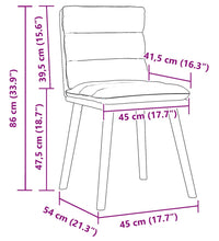Esszimmerstühle 4 Stk. Schwarz Stoff
