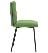 Esszimmerstühle 4 Stk. Hellgrün Samt