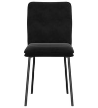 Esszimmerstühle 4 Stk. Schwarz Samt