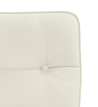 Esszimmerstühle 4 Stk. Creme Samt