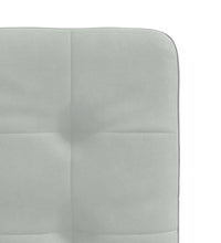 Esszimmerstühle 6 Stk. Hellgrau Samt