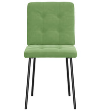 Esszimmerstühle 6 Stk. Hellgrün Samt