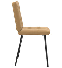 Esszimmerstühle 6 Stk. Braun Samt