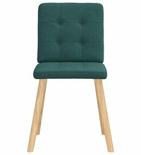 Esszimmerstühle 6 Stk. Dunkelgrün Stoff