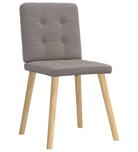 Esszimmerstühle 6 Stk. Taupe Stoff