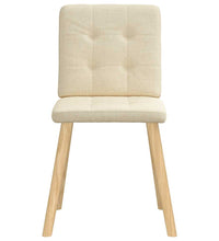 Esszimmerstühle 6 Stk. Creme Stoff