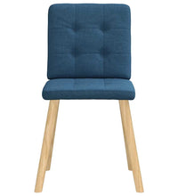 Esszimmerstühle 6 Stk. Blau Stoff