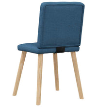 Esszimmerstühle 6 Stk. Blau Stoff