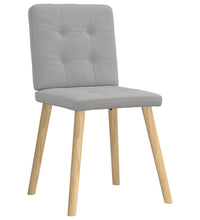 Esszimmerstühle 6 Stk. Wolkengrau Stoff