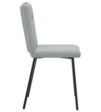 Esszimmerstühle 6 Stk. Hellgrau Samt