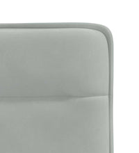 Esszimmerstühle 6 Stk. Hellgrau Samt