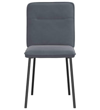 Esszimmerstühle 6 Stk. Dunkelgrau Samt