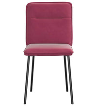 Esszimmerstühle 6 Stk. Weinrot Samt